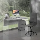 Poltrona da Ufficio con Schienale Alto o Basso - Rubidio Viadurini