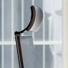 Poltrona da Ufficio Ergonomica Girevole con Ruote e Poggiatesta - Gimiglia Viadurini