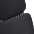 Poltrona da Ufficio Girevole Regolabile in Acciaio e Poliestere - Luigio Viadurini