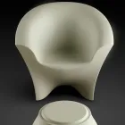 Poltrona Design da Esterno in Polietilene Opaco o Laccato Made in Italy - Conda Viadurini