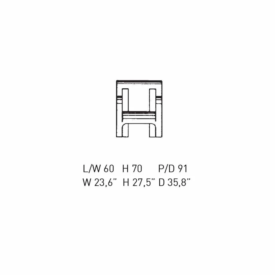 Poltrona Design in Multistrato Nero o Finitura Betulla Made in Italy - Galatea Viadurini