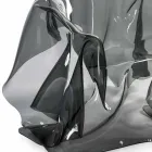 Poltrona design moderno in plexiglass fumé Paris,made in Italy Viadurini