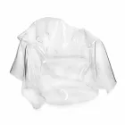 Poltrona design moderno in plexiglass trasparente Paris,made in Italy Viadurini