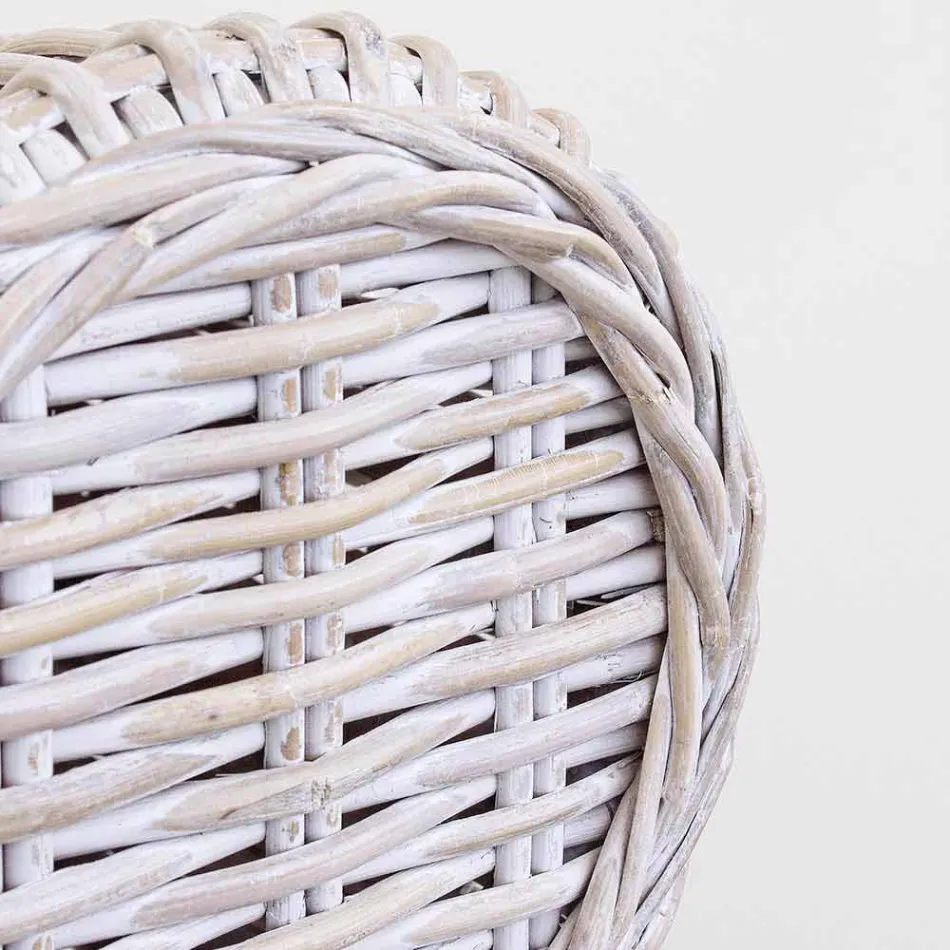 Poltrona di Design di Lusso in Rattan Homemotion da Interno/Esterno - Francioso Viadurini