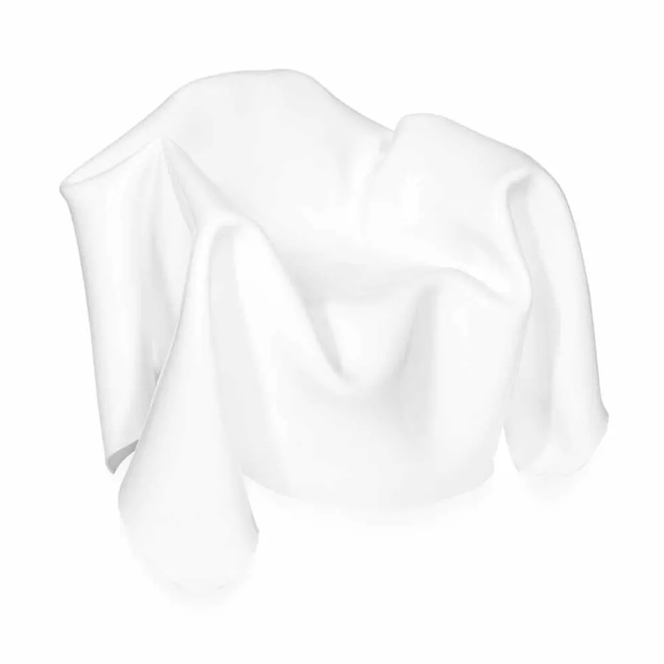 Poltrona di design moderno in plexiglass bianco Paris, made in Italy Viadurini