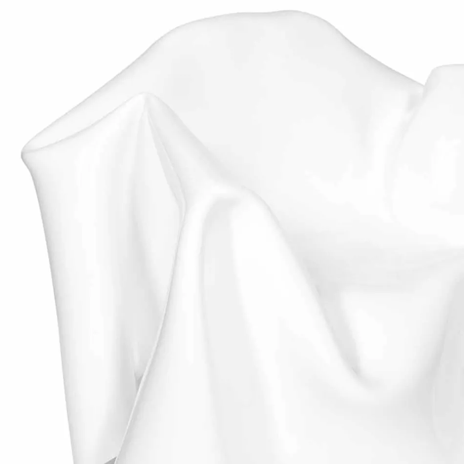 Poltrona di design moderno in plexiglass bianco Paris, made in Italy Viadurini