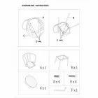 Poltrona di Design Stile Industrial in Ferro e Ecopelle - Pinny Viadurini