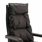 Poltrona direzionale moderna da ufficio in similpelle Gemma Viadurini