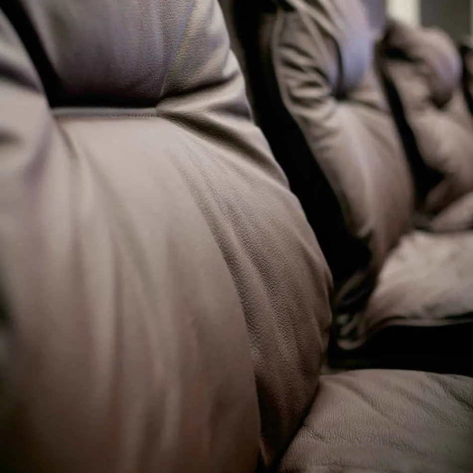 Poltrona direzionale moderna da ufficio in similpelle Gemma Viadurini