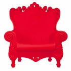 Poltrona elegante colorata Slide Queen Of Love polietilene made Italy Viadurini