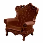 Poltrona elegante colorata Slide Queen Of Love polietilene made Italy Viadurini