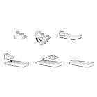 Poltrona galleggiante Trona Luxury bianca di design, made in Italy Viadurini