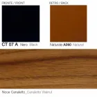 Poltrona Girevole in Pelle con Base in Legno Realizzata in Italia - Butterfly Viadurini