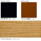 Poltrona Girevole in Pelle con Base in Legno Realizzata in Italia - Butterfly Viadurini