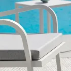 Poltrona Impilabile da Giardino in Acciaio Made in Italy 2 Pezzi – Aberdeen Viadurini