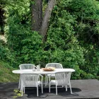 Poltrona Impilabile da Giardino in Alluminio e Tessuto – Smart By Varaschin Viadurini