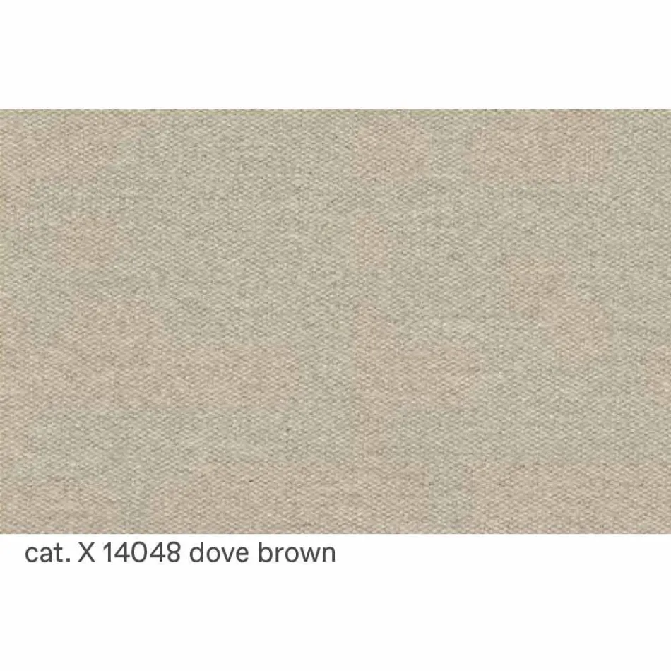 Poltrona in Frassino Tinto Nero con Rivestimento in Cotone Made in Italy - Peleo Viadurini