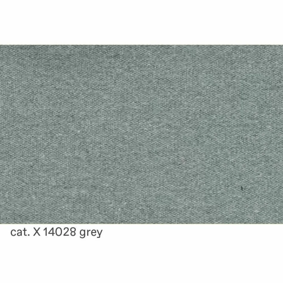 Poltrona in Frassino Tinto Nero con Rivestimento in Cotone Made in Italy - Peleo Viadurini