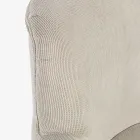 Poltrona in Legno di Pino e Seduta Effetto Velluto Coste 4 Finiture - Molly Viadurini