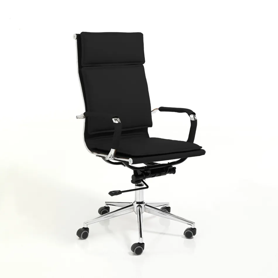 Poltrona in Pelle Sintetica di 3 Diverse Finiture - Neon Viadurini