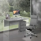 Poltrona in Pelle Sintetica di 3 Diverse Finiture - Neon Viadurini