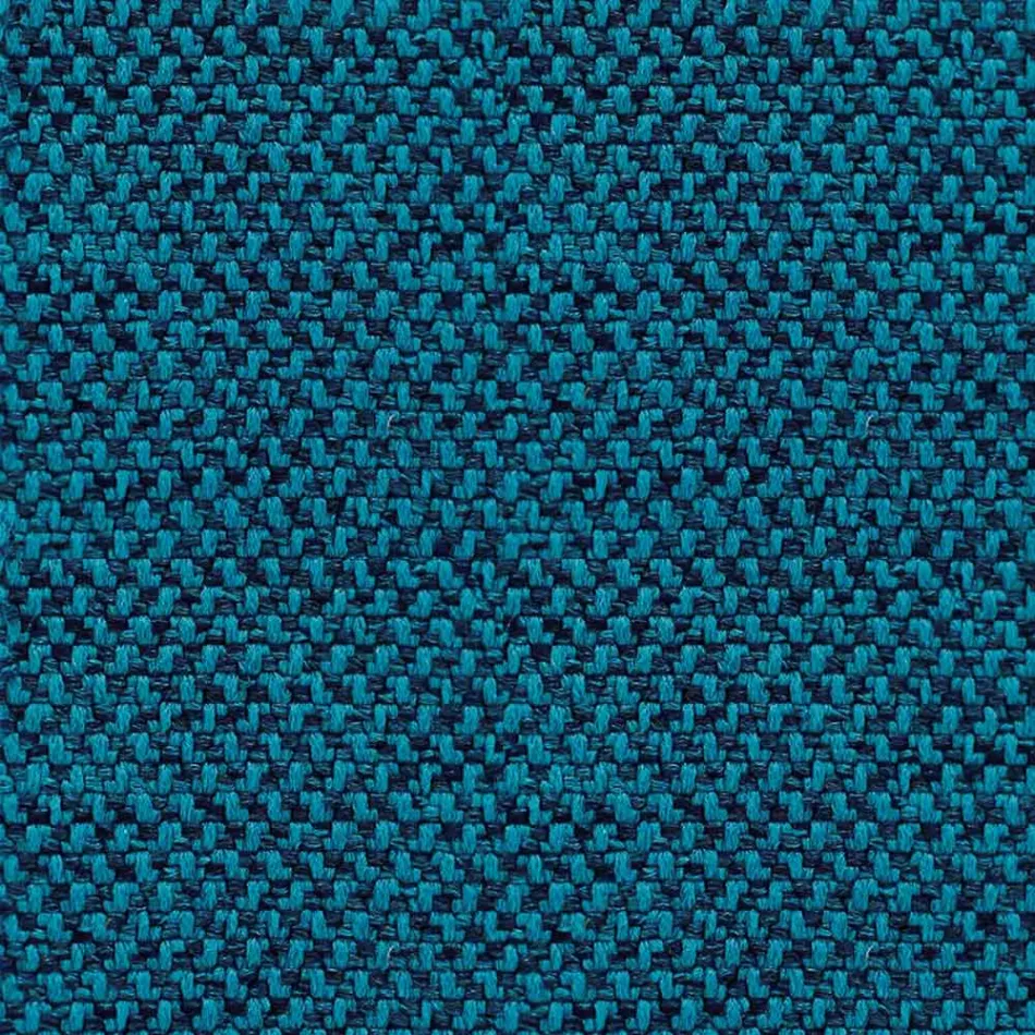 Poltrona in Tessuto con Base Girevole in Metallo di Lusso Made in Italy - Bergen Viadurini