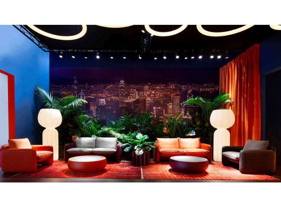 Poltrona Lounge con Cuscini Impermeabili,per Esterno - Mara Slide Viadurini