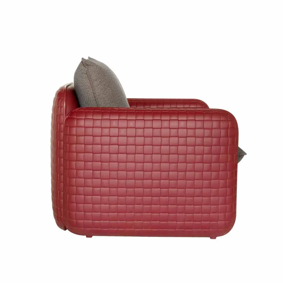 Poltrona Lounge con Cuscini Impermeabili,per Esterno - Mara Slide Viadurini