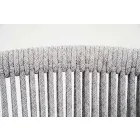 Poltrona Lounge da Giardino Tessuto Imbottito e Alluminio – Smart by Varaschin Viadurini