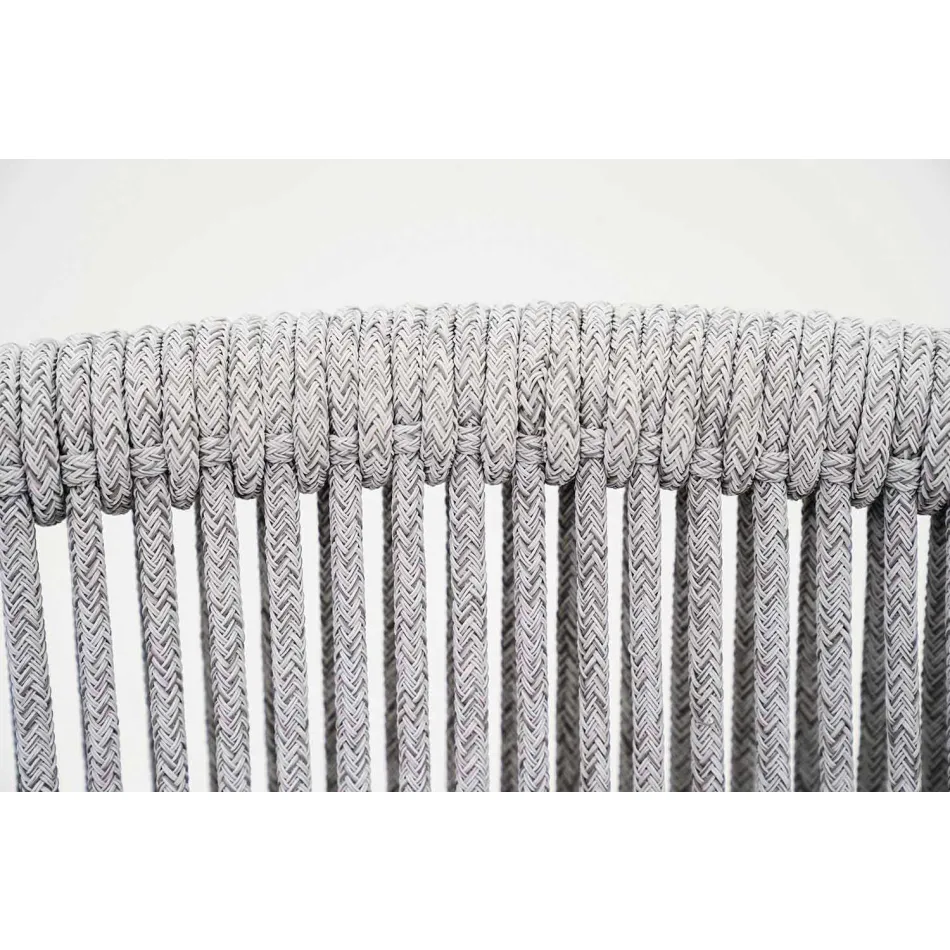 Poltrona Lounge da Giardino Tessuto Imbottito e Alluminio – Smart by Varaschin Viadurini