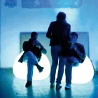 Poltrona Luminosa da Esterno con Luce LED in Polietilene Made in Italy - Ervin Viadurini