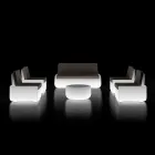 Poltrona Luminosa da Esterno in Polietilene con Cuscino Made in Italy - Belida Viadurini