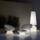 Poltrona Luminosa da Esterno in Polietilene con Luce LED Made in Italy - Desmond Viadurini