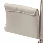 Poltrona made in Italy rivestita in pelle Niles, design moderno Viadurini