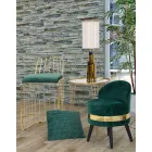 Poltrona Mini Colorata di Design Moderno in Legno e Tessuto - Koah Viadurini