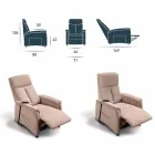 Poltrona motorizzata alzapersona Via Venezia a 1 motore  Viadurini