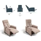 Poltrona motorizzata alzapersona Via Venezia a 2 motori Viadurini