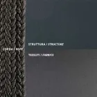 Poltrona Outdoor in Acciaio e Corda con Cuscini Made in Italy – Helga Viadurini