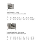 Poltrona Outdoor in Acciaio Varie Misure e Cuscini Inclusi Made in Italy – Bronn Viadurini