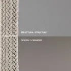 Poltrona Outdoor in Acciaio Varie Misure e Cuscini Inclusi Made in Italy – Bronn Viadurini