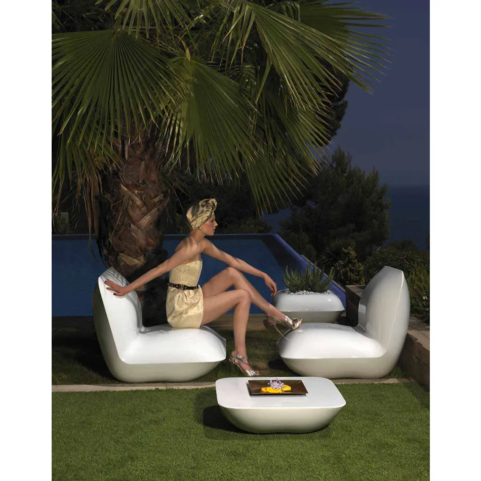 Poltrona per giardino in polietilene Pillow by Vondom, design moderno Viadurini