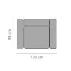 Poltrona Relax da Giardino Alluminio e Tessuto, Design in 3 Finiture - Filomena Viadurini