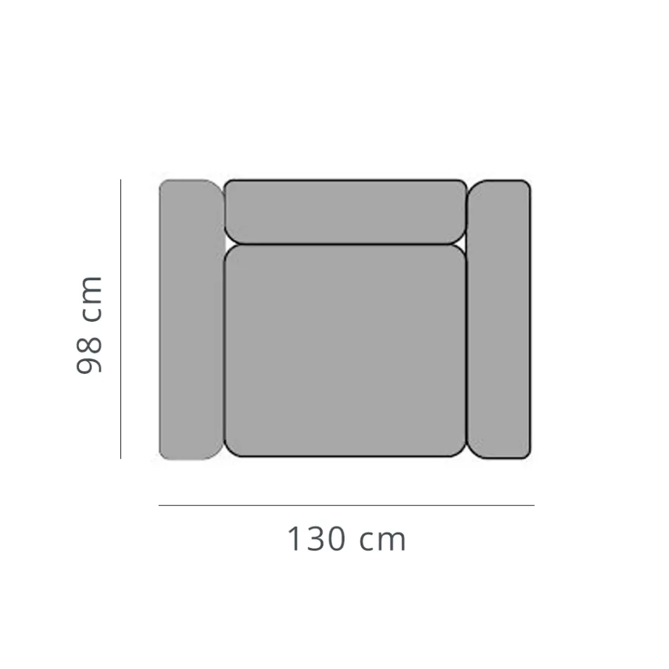 Poltrona Relax da Giardino Alluminio e Tessuto, Design in 3 Finiture - Filomena Viadurini