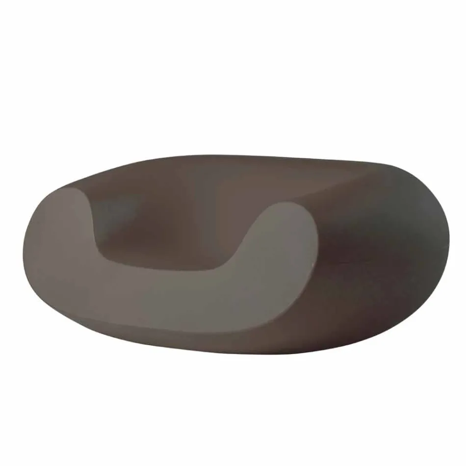 Poltrona rotonda colorata Slide Chubby design moderno fatta in Italia Viadurini