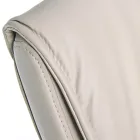 Poltrona Ufficio a Slitta Acciaio e Ecopelle con Braccioli 2 Pz - Monaldo Viadurini