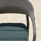 Poltroncina da Esterno con Cuscino Seduta Made in Italy - Noss by Varaschin Viadurini