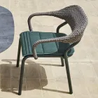Poltroncina da Esterno con Cuscino Seduta Made in Italy - Noss by Varaschin Viadurini