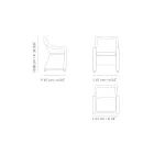 Poltroncina da Giardino in Intreccio di Fibra Sintetica Made in Italy - Tillie Viadurini