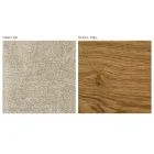 Poltroncina da Soggiorno in Tessuto e Legno Massello Made in Italy - Jordi Viadurini