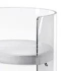 Poltroncina Elegante in Plexiglass Trasparente Made in Italy - Rachele Viadurini
